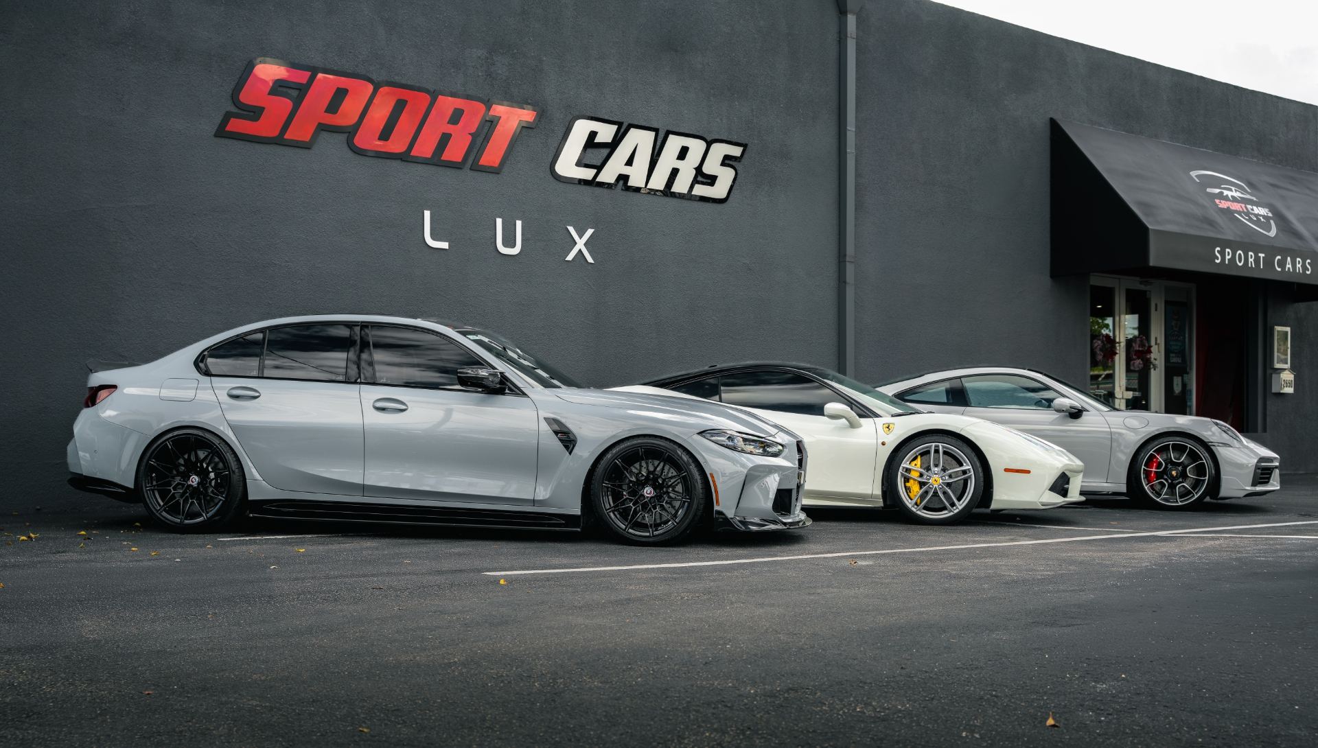 Sport Cars Lux — BMW M3, Ferrari & Porsche 911